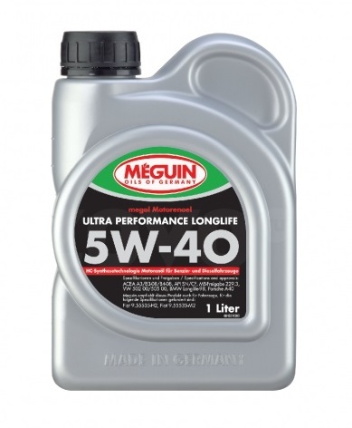Масло моторное синтетическое - MEGUIN Megol Ultra Performance Longlife 5W-40 1л