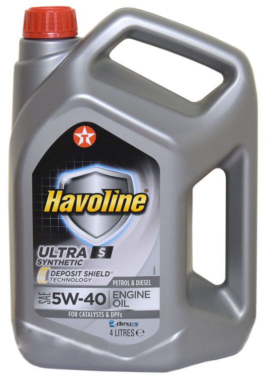 Масло моторное синтетическое - Texaco Havoline Ultra S 5W-40 4л
