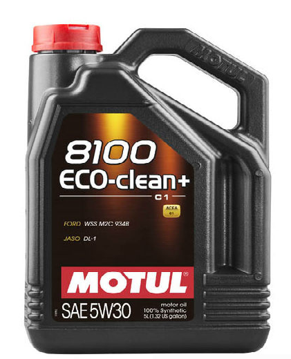 Масло моторное синтетическое - MOTUL 8100 ECO-CLEAN+ 5W-30, 5л