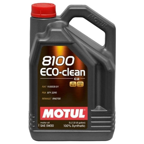 Масло моторное синтетическое - MOTUL 8100 ECO-CLEAN 5W-30, 5л