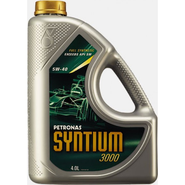 Масло моторное синтетическое - Petronas Syntium 3000 E 5W-40 4л