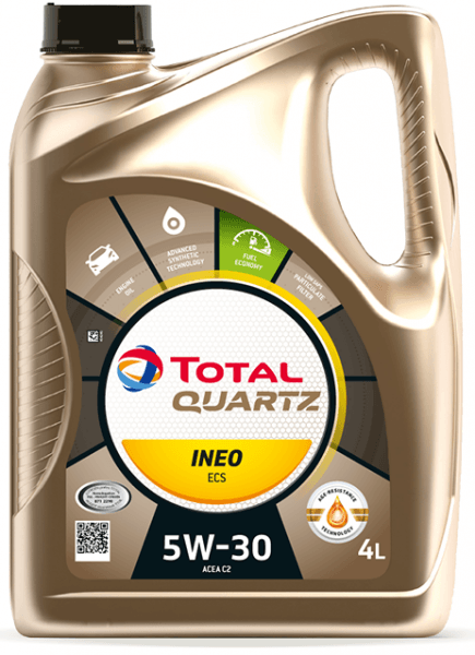 Моторное масло - TOTAL QUARTZ INEO ECS 5W30, 4л (213685 / TOTAL 5W30 QUARTZ INEO ECS/4)