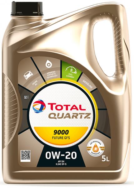 Масло моторное минеральное - TOTAL QUARTZ 9000 FUTURE GF-5 0W20 5л