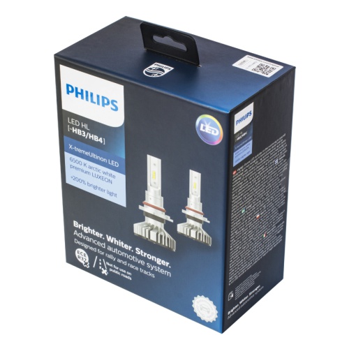 Комплект светодиодных ламп PHILIPS X-tremeUltinon LED HB3/4 12V (коробка 2шт)