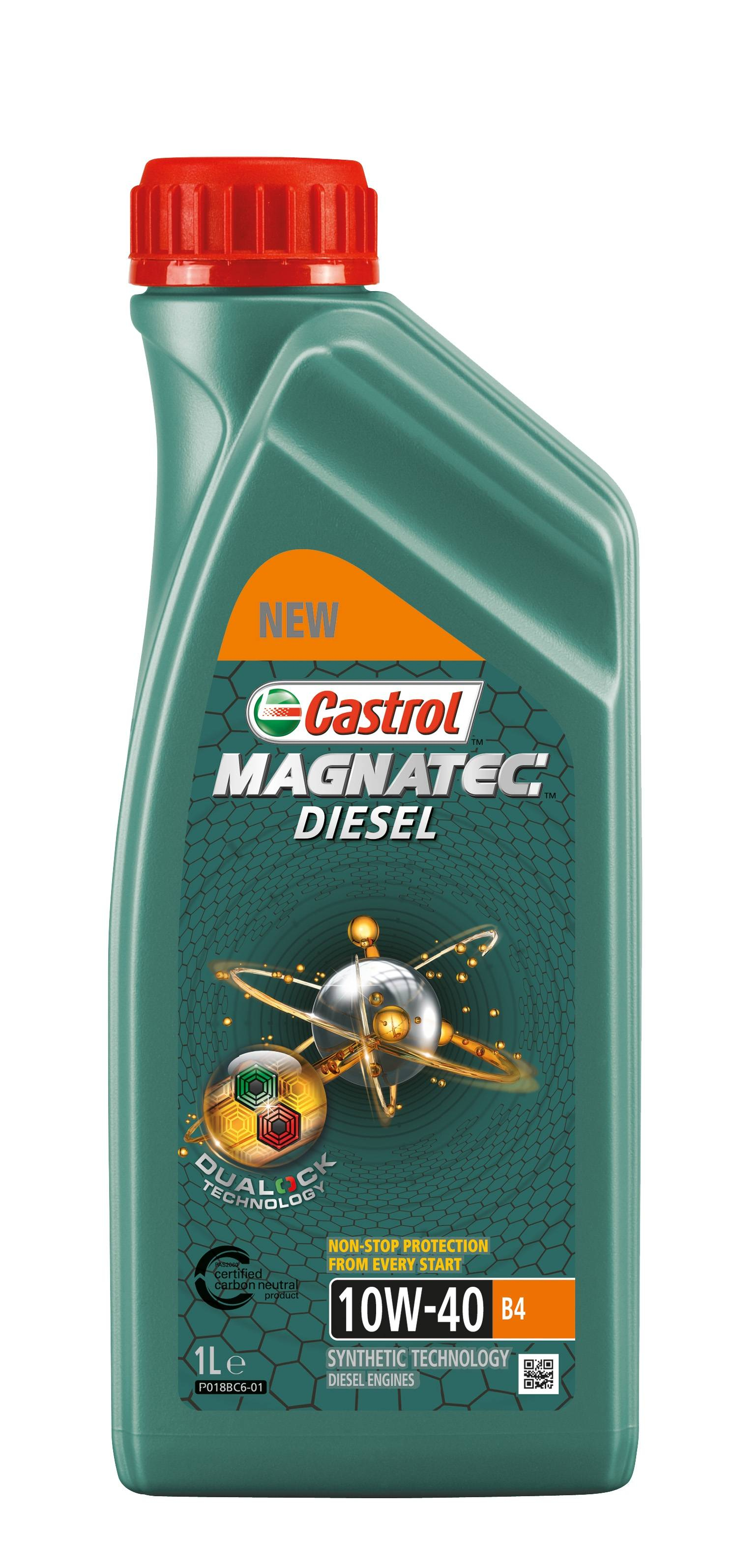 Масло моторное полусинтетическое - Castrol Magnatec Diesel B4 10W40, 1л