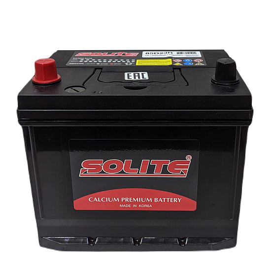 Аккумулятор - SOLITE Asia 70A/h (L+) 580А 232х175х225мм / SLT70L.D23