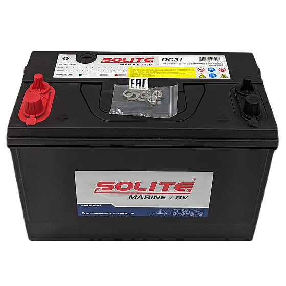 Аккумулятор - SOLITE DC 105A/h (L+) 700А 330х175х240мм / SLT105L.D33.DC