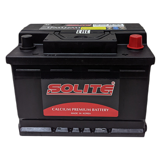 Аккумулятор - SOLITE 60A/h (R+) 590А 242х175х175мм / SLT60R.LB2