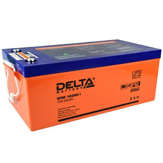 Промышленный аккумулятор - DELTA 12В 250A/h 520х269х225мм / DTM 12250 i