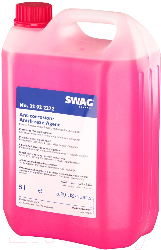 Антифриз SWAG красный G12, 5 л (концентрат)