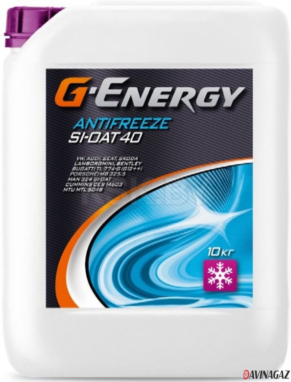 Антифриз готовый - G-Energy Antifreeze SI-OAT 40 G12++ (красный), 10кг