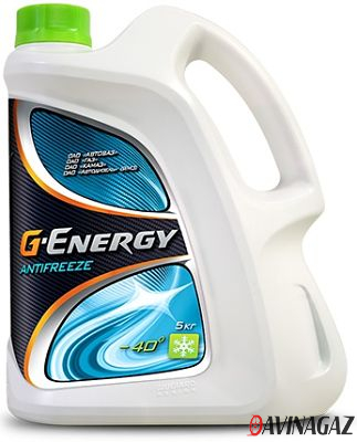 Антифриз готовый - G-Energy Antifreeze -40 G12 (зеленый), 5кг
