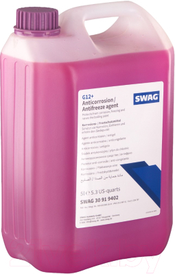 Антифриз SWAG фиолетовый G12+, 5 л (концентрат)