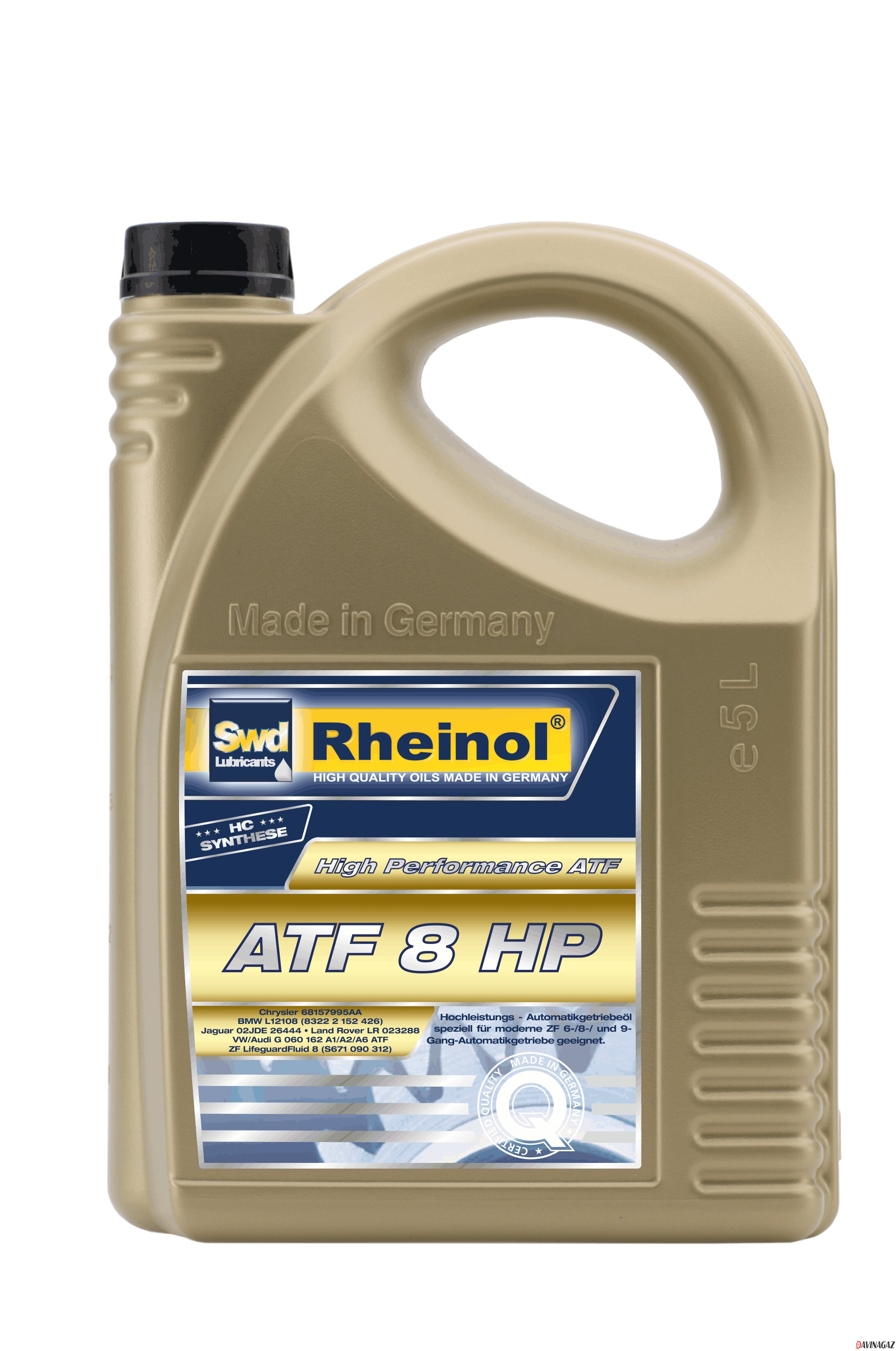 Гидравлическая жидкость - SWD Rheinol ATF 8 HP, 5л