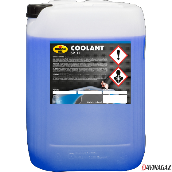 Антифриз готовый - KROON OIL COOLANT SP 11 (G11, синий), 20л