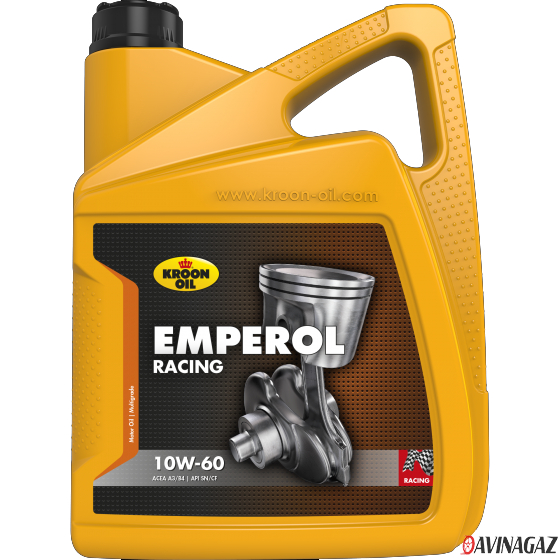 Масло моторное синтетическое - KROON OIL EMPEROL RACING 10W60, 5л