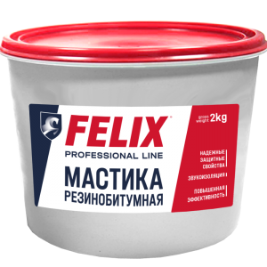 FELIX - Мастика резинобитумная, 2кг / 411040081