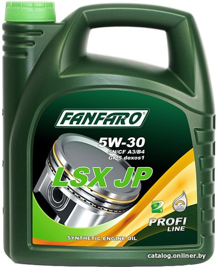 Масло моторное синтетическое - Fanfaro LSX JP 5W-30, 4л