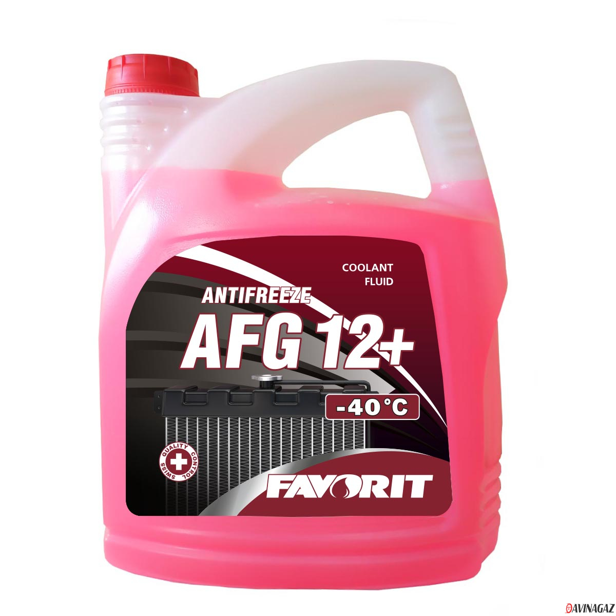 Антифриз - Favorit AFG G12+ (красный), 5кг
