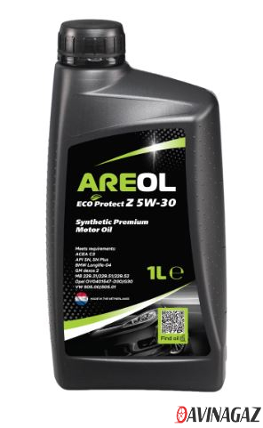 Масло моторное синтетическое - AREOL ECO Protect Z 5W30 / 5W30AR007 (1л)