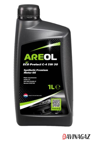 Масло моторное синтетическое - AREOL ECO Protect C-4 5W30 / 5W30AR123 (1л)