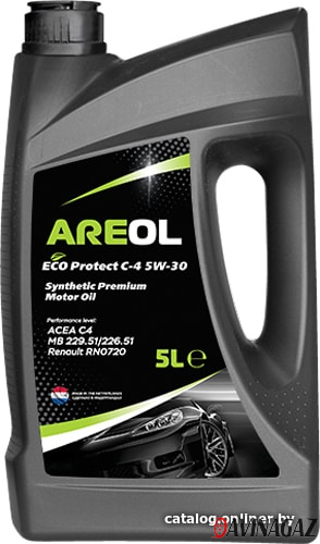 Масло моторное синтетическое - AREOL ECO Protect C-4 5W30 / 5W30AR125 (5л)