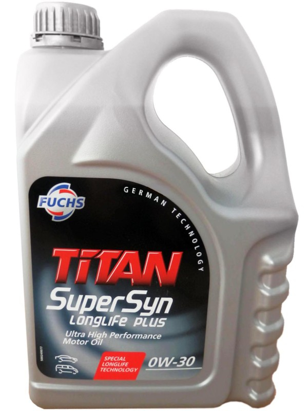 Масло моторное синтетическое - FUCHS TITAN Supersyn LONGLIFE PLUS 0W30, 5л