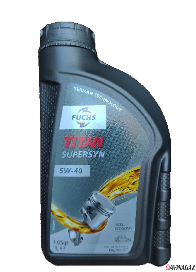 Масло моторное синтетическое - Fuchs Titan Supersyn 5W-40, 1л