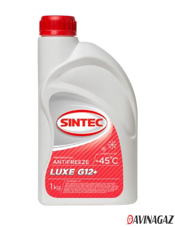 Антифриз готовый - SINTEC ANTIFREEZE LUXE G12+ (красный -45C), 1кг / 613502