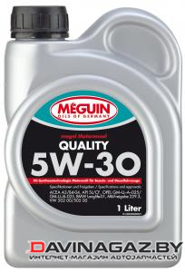 Моторное масло - MEGUIN MEGOL MOTORENOEL QUALITY 5W30, 1л / 6566