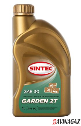 2-х тактное полусинтетическое моторное масло - SINTEC GARDEN 2T, 1л / 801923