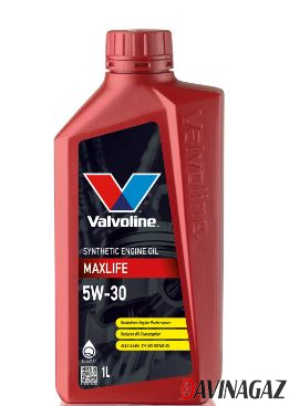 Моторное масло - VALVOLINE MAXLIFE 5W30, 1л / 872371