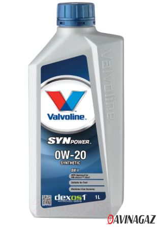 Моторное масло - VALVOLINE SYNPOWER DX1 0W20, 1л / 894775
