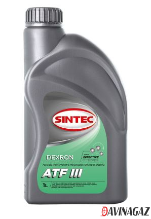 Жидкость гидравлическая - SINTEC DEXRON ATF III, 1л / 900264