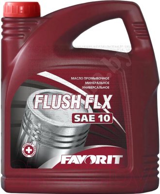 Промывочное минеральное моторное масло - FAVORIT FLUSH FLX SAE 10, 4л