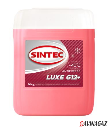Антифриз готовый - SINTEC ANTIFREEZE LUXE G12+ (красный -40C), 20кг / 990470