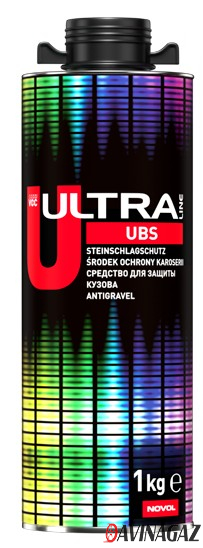 NOVOL - Антигравийное покрытие черное ULTRA UBS, 1кг / 99714