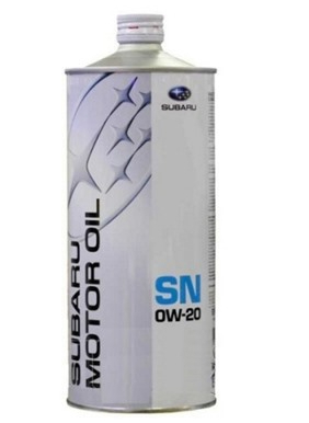 Масло моторное синтетическое - SUBARU 1л - 0W20 ENGINE OIL SN