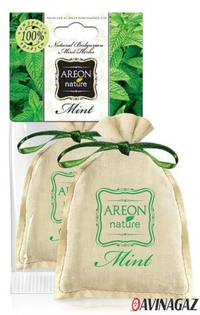 AREON - Освежитель воздуха Nature - Bag Mint мешочек / ARE-AB02