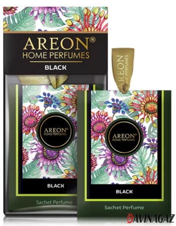 AREON - Освежитель воздуха Home parfume Premium Black саше / ARE-SPP05