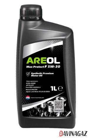 Масло моторное синтетическое - AREOL Max Protect F 5W30 / 5W30AR015 (1л)