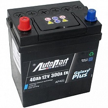 Аккумулятор AutoPart 40Ah 300A (L+) 187x127x225 mm