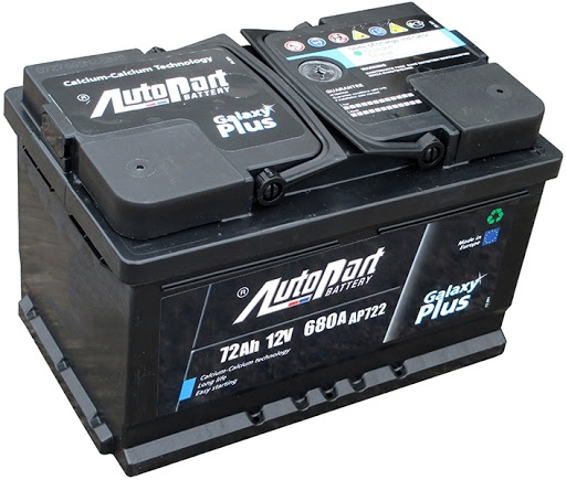 Аккумулятор AutoPart 72Ah 680A (R+) 276x175x175mm / AP722