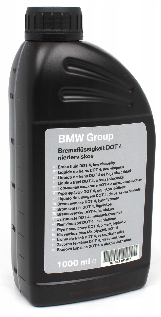 Жидкость тормозная - BMW Brake Fluid DOT4 low viscosity 1л
