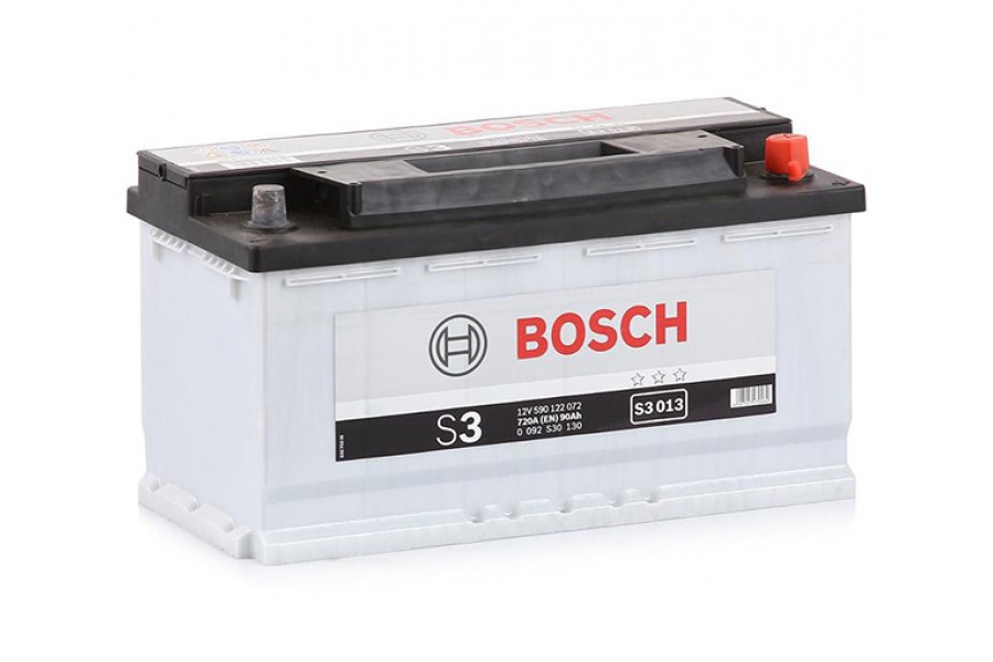 Аккумулятор BOSCH S3 12V 90AH 720A ETN 0(R+) B13 353x175x190mm 20.78kg