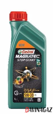 Масло моторное синтетическое - Castrol Magnatec StopStart C3 5W30, 1л