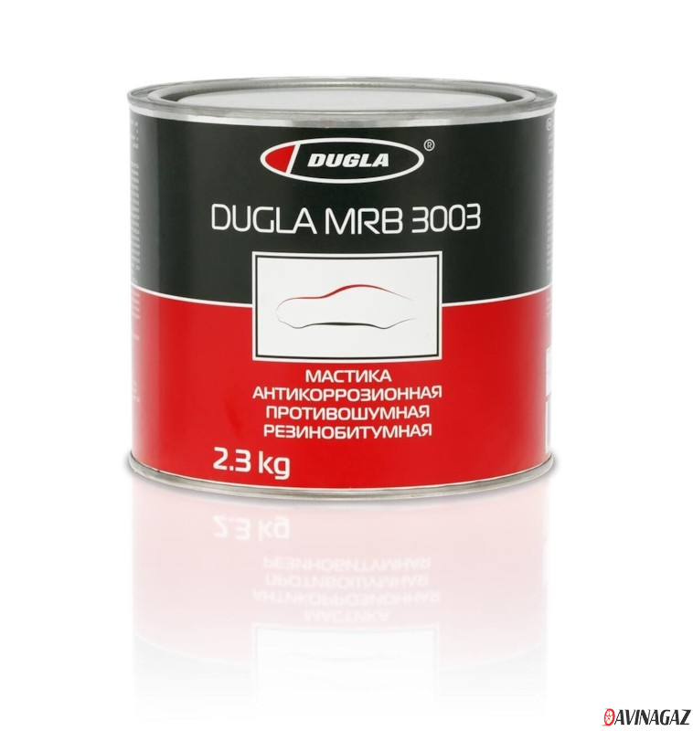 Dugla - Мастика резинобитумная MRB 3003, 2.3кг / D010102