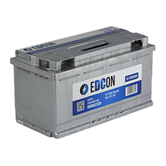 Аккумулятор - EDCON 12V 100Ah 900A (R+) 353x175x190mm / DC100900RM