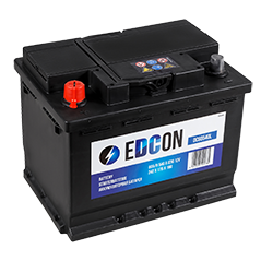 Аккумулятор - EDCON 12V 60Ah 540A (L +) 242x175x190 mm / DC60540L