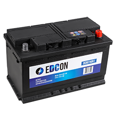 Аккумулятор - EDCON 12V 80Ah 740A (R+) 315x175x190mm / DC80740R1